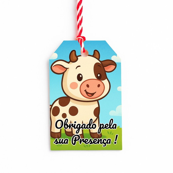 Tag de Agradecimento Personalizada 7x5 Vaquinha - Imagem 3