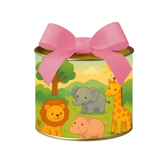 Tubo Lata Metalizada 7x10 Animais Selvagens - Imagem 3