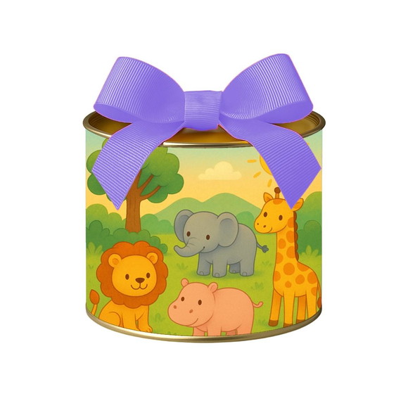 Tubo Lata Metalizada 7x10 Animais Selvagens - Imagem 5
