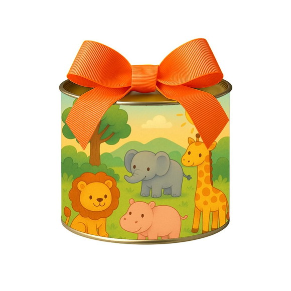 Tubo Lata Metalizada 7x10 Animais Selvagens - Imagem 2