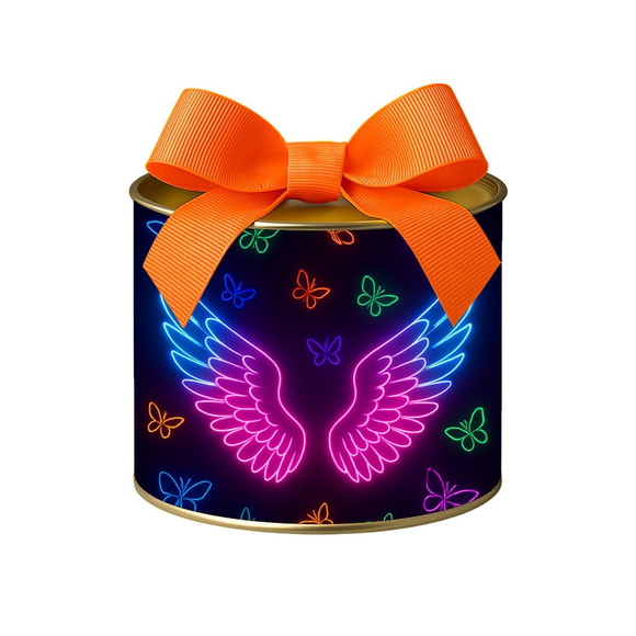 Tubo Lata Metalizada 7x10 Asas Neon - Imagem 2
