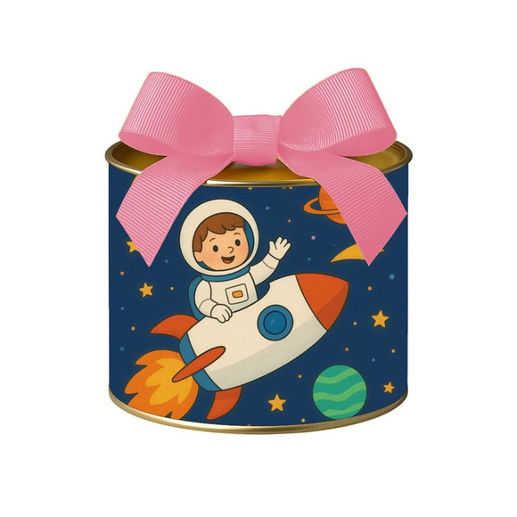 Tubo Lata Metalizada 7x10 Aventura Espacial - Imagem 3