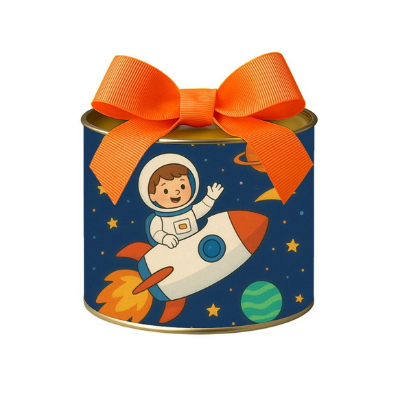 Tubo Lata Metalizada 7x10 Aventura Espacial - Imagem 2