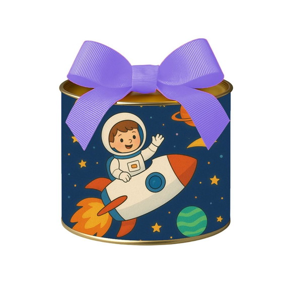Tubo Lata Metalizada 7x10 Aventura Espacial - Imagem 5