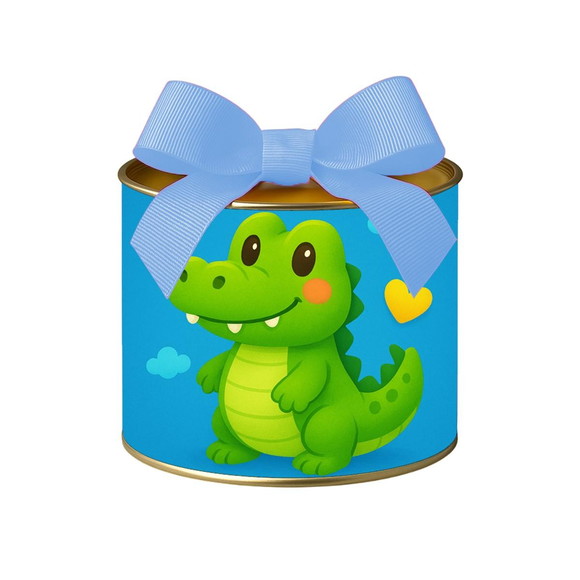 Tubo Lata Metalizada 7x10 Jacaré Baby - Imagem 4