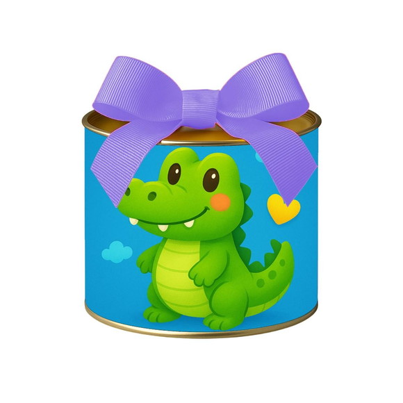 Tubo Lata Metalizada 7x10 Jacaré Baby - Imagem 5
