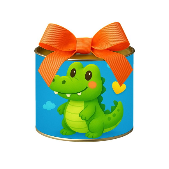 Tubo Lata Metalizada 7x10 Jacaré Baby - Imagem 2