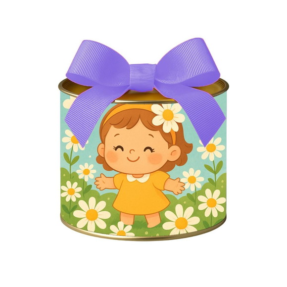 Tubo Lata Metalizada 7x10 Jardim das Margaridas - Imagem 5