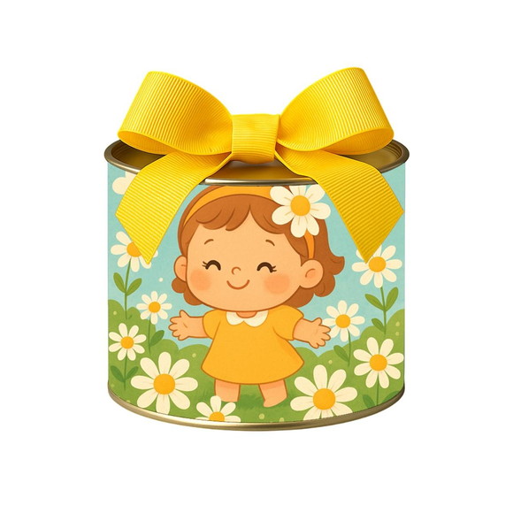 Tubo Lata Metalizada 7x10 Jardim das Margaridas