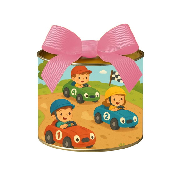 Tubo Lata Metalizada 7x10 Kart Infantil - Imagem 3