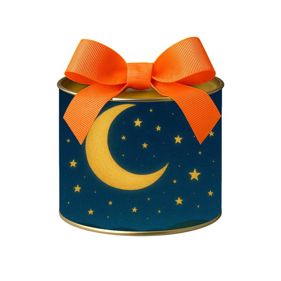 Tubo Lata Metalizada 7x10 Lua e Estrelas - Imagem 2
