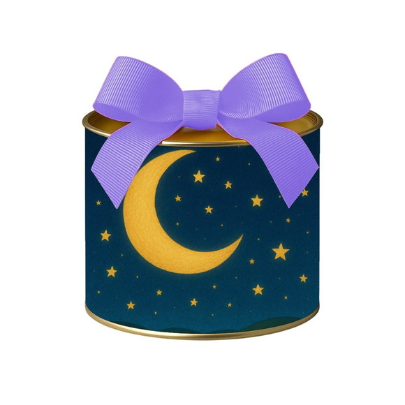 Tubo Lata Metalizada 7x10 Lua e Estrelas - Imagem 5