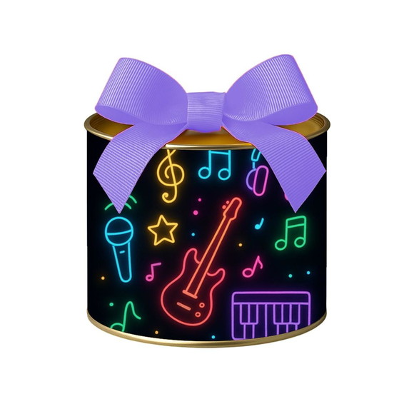 Tubo Lata Metalizada 7x10 Neon Musical - Imagem 5