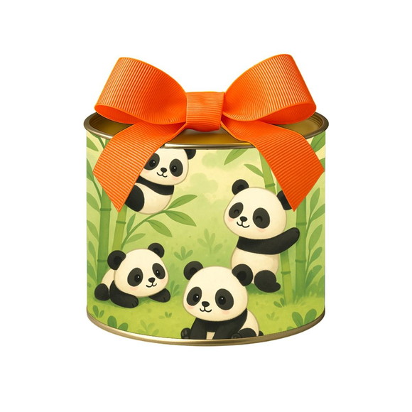 Tubo Lata Metalizada 7x10 Pandinhas - Imagem 2