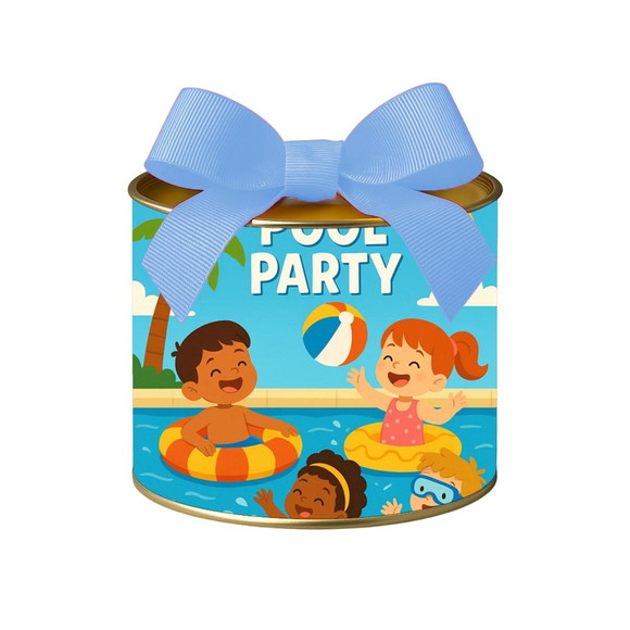 Tubo Lata Metalizada 7x10 Pool Party - Imagem 4