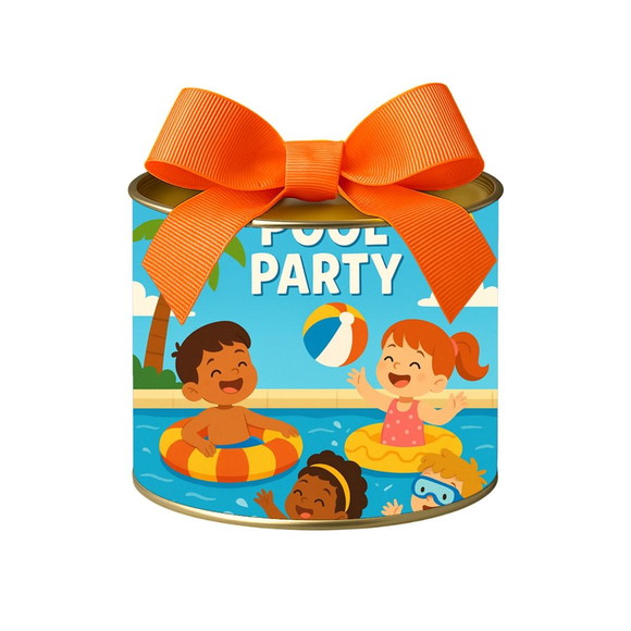 Tubo Lata Metalizada 7x10 Pool Party - Imagem 2