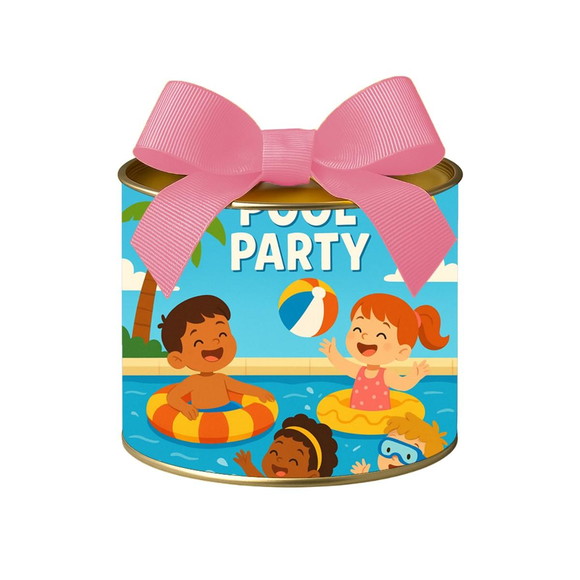 Tubo Lata Metalizada 7x10 Pool Party - Imagem 3
