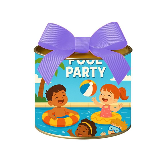 Tubo Lata Metalizada 7x10 Pool Party - Imagem 5