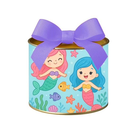 Tubo Lata Metalizada 7x10 Sereias - Imagem 5