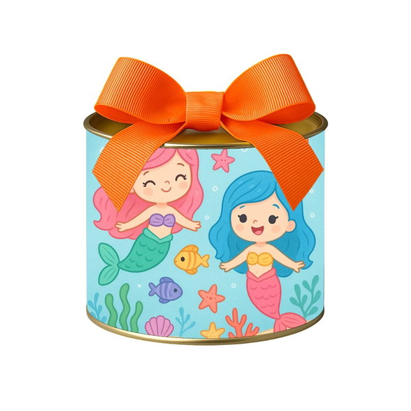 Tubo Lata Metalizada 7x10 Sereias - Imagem 2