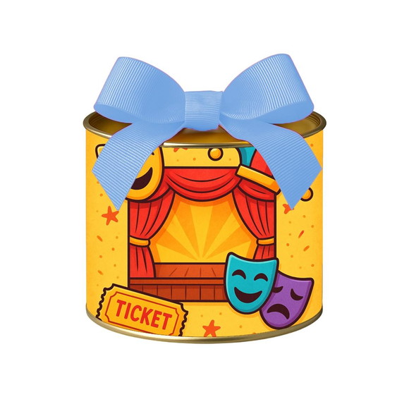 Tubo Lata Metalizada 7x10 Teatro Infantil - Imagem 4