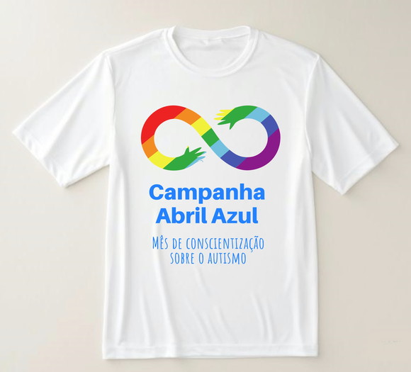 Camiseta Autismo Abril Azul