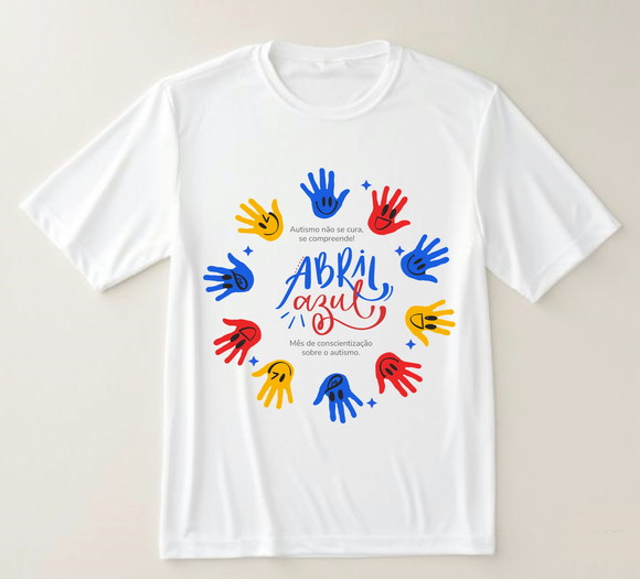 Camiseta Autismo Abril Azul