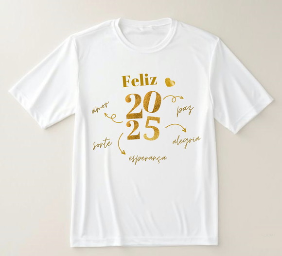 Camiseta Feliz 2025