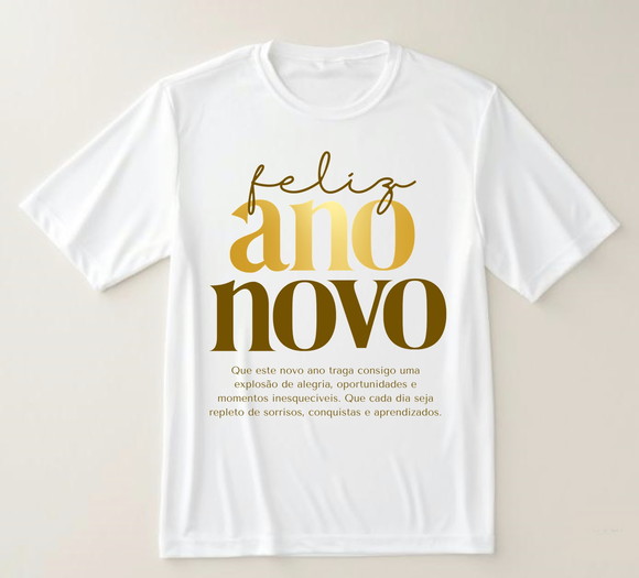 Camiseta Feliz Ano Novo