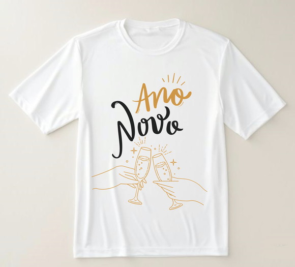 Camiseta Feliz Ano Novo