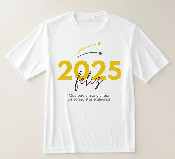 Camiseta Feliz 2025