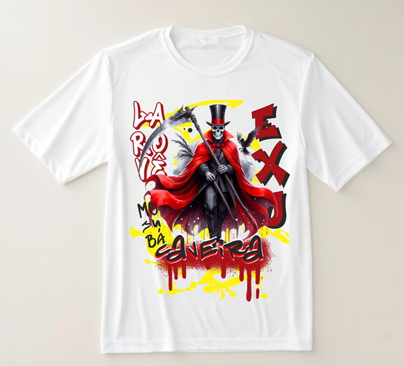 Camiseta Umbanda Exu Caveira