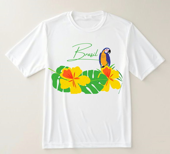 Camiseta Brasil Tropical