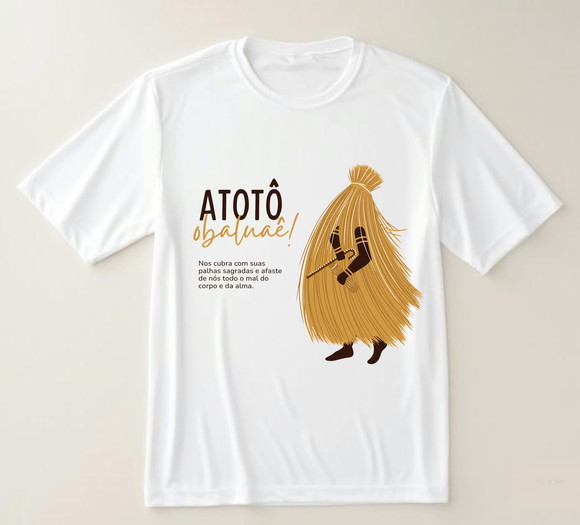 Camiseta Umbanda Atotô Obaluaê