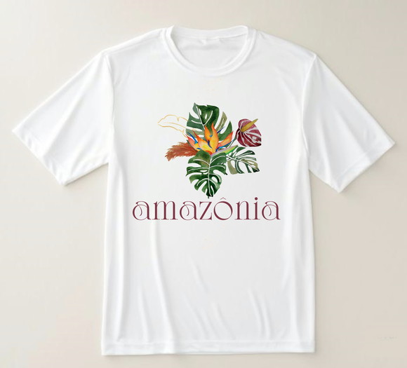 Camiseta Amazônia Folhagens