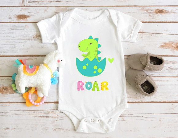 Body Infantil Dinossauro