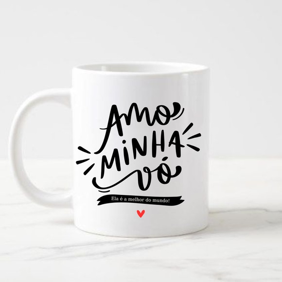 Caneca Amo Minha Vó