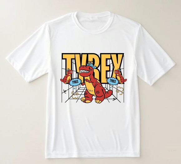 Camiseta Infantil Dinossauro Tyrex
