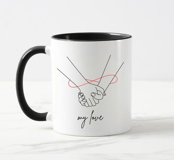 Caneca Dia dos Namorados My Love Minimalista