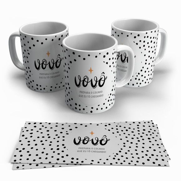 Caneca Vovô Estou Chegando