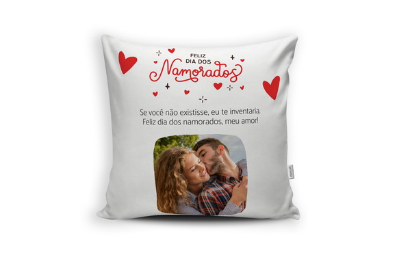 Almofada Feliz Dia dos Namorados