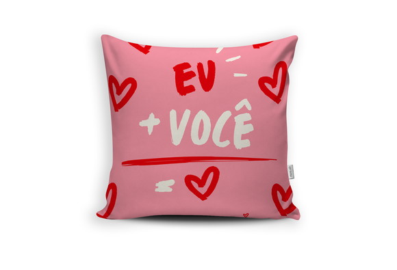 Almofada Decorativa Eu Mais Você
