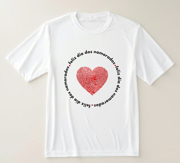 Camiseta Feliz Dia dos Namorados