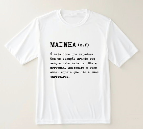 Camiseta Significado Mainha