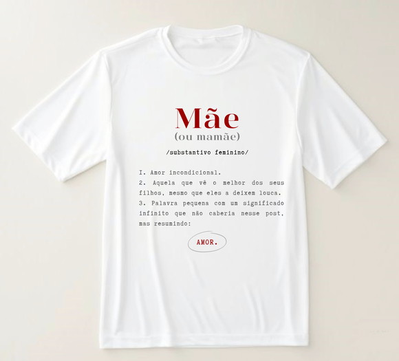 Camiseta Significado Mãe