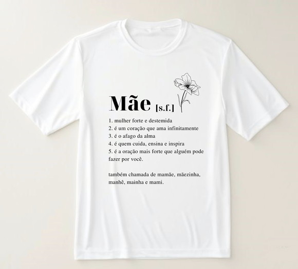 Camiseta Significado Mãe