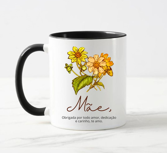 Caneca Porcelana Mãe