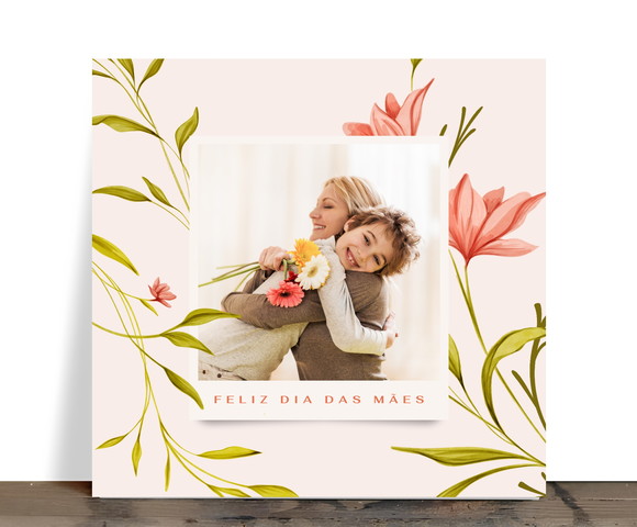 Azulejo Dia das Mães Personalizado com Foto