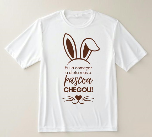 Camiseta Divertida a Páscoa Chegou