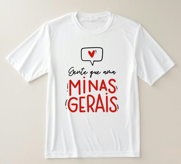 Camiseta Gente Que Ama Minas Gerais
